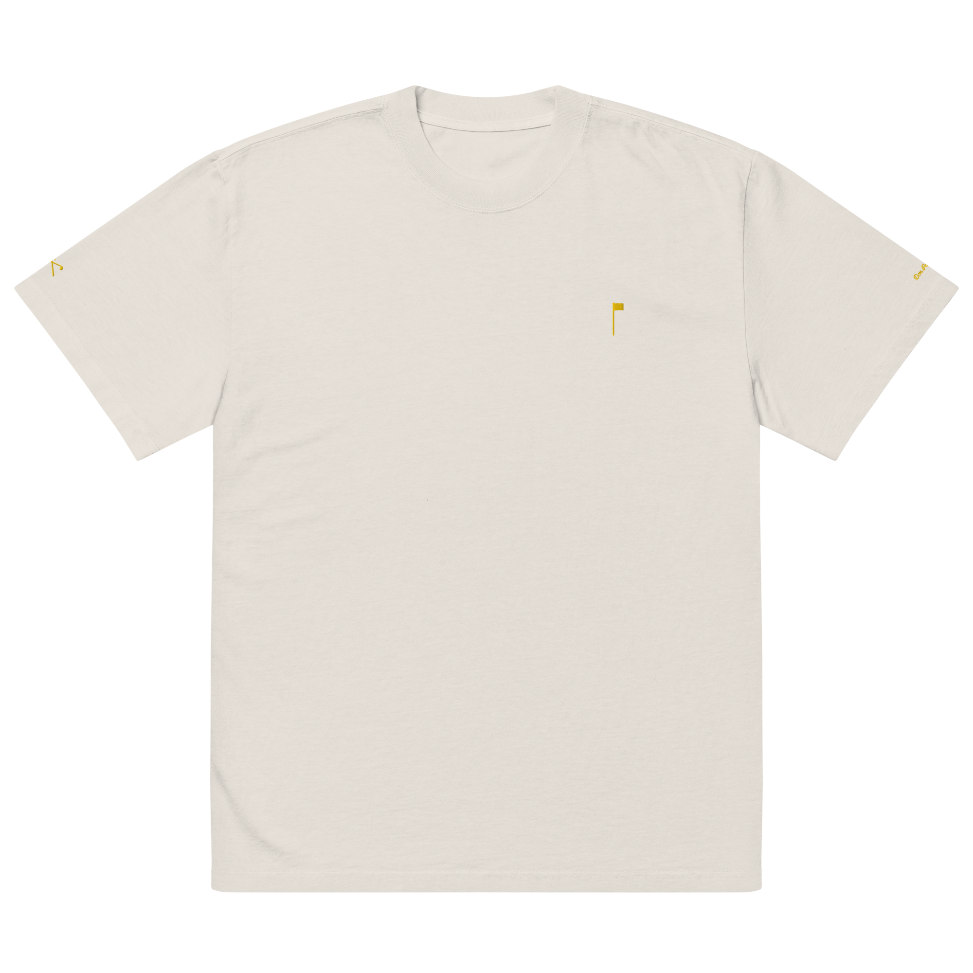 YELLOW FLAG Oversized Tee - Indigo