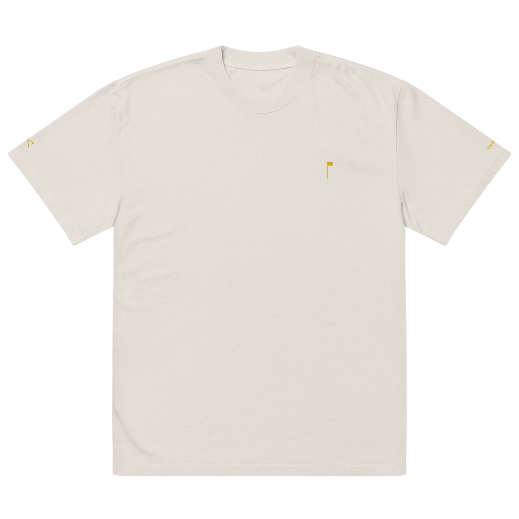 YELLOW FLAG Oversized Tee - White