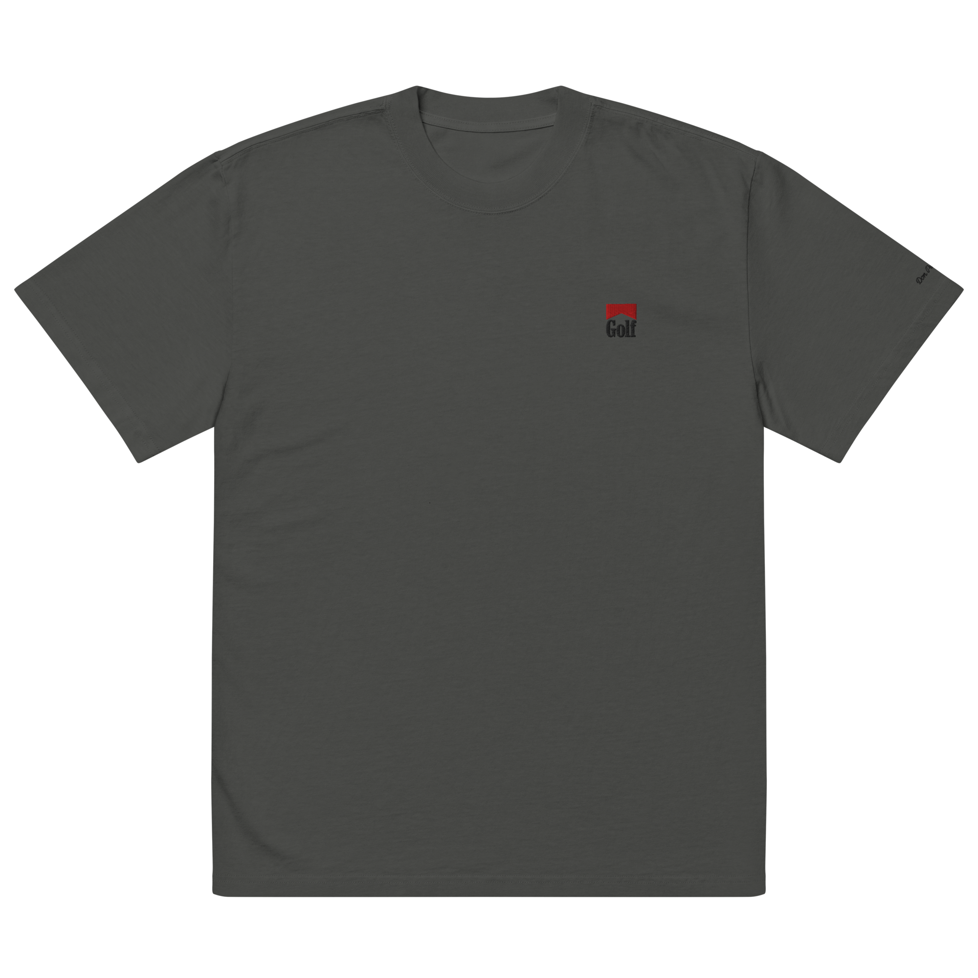 GOLF ADDICTION Oversized Tee - Black