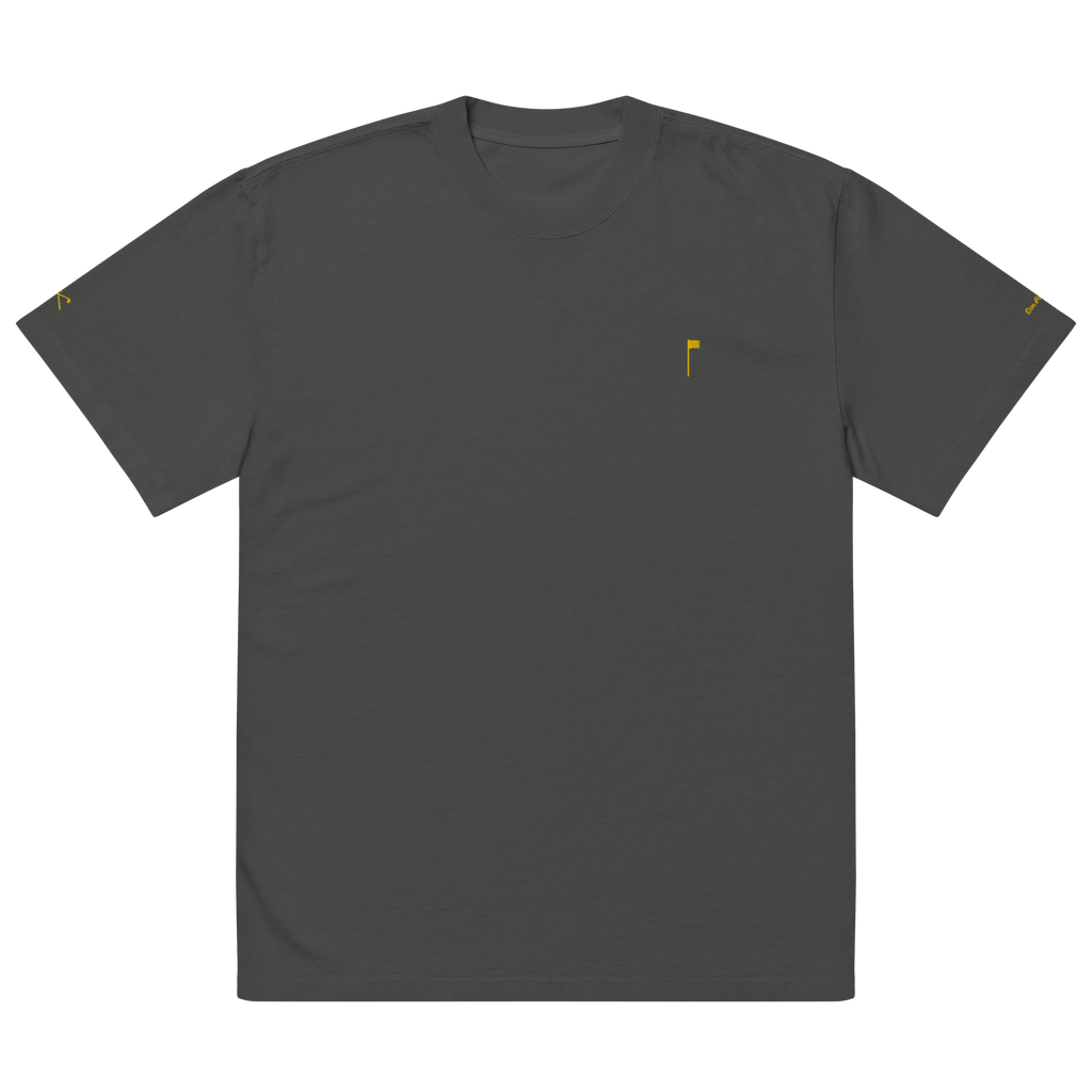 YELLOW FLAG Oversized Tee - Khaki