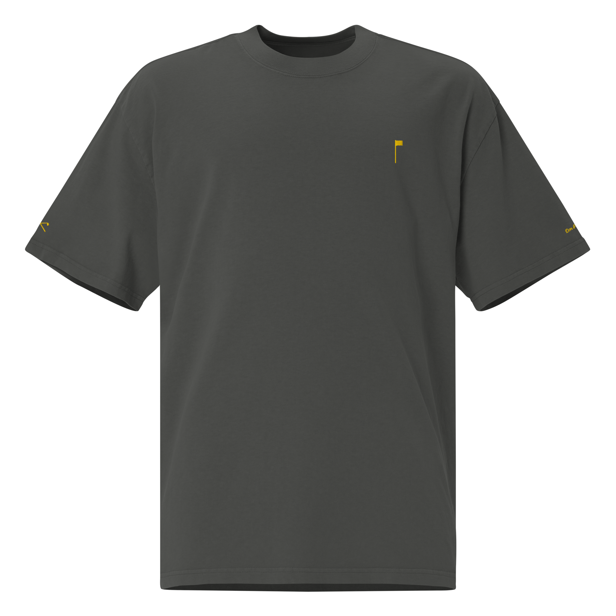 YELLOW FLAG Oversized Tee - Khaki