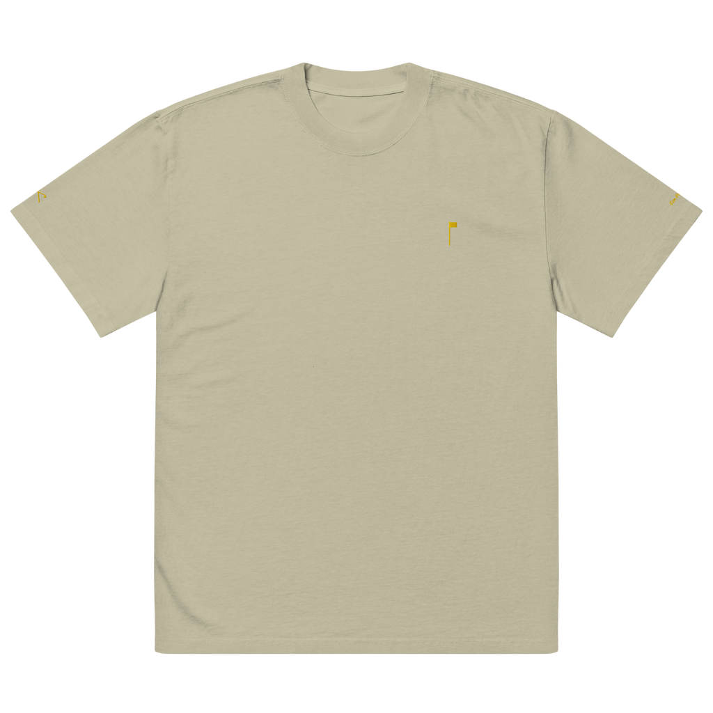 YELLOW FLAG Oversized Tee - White