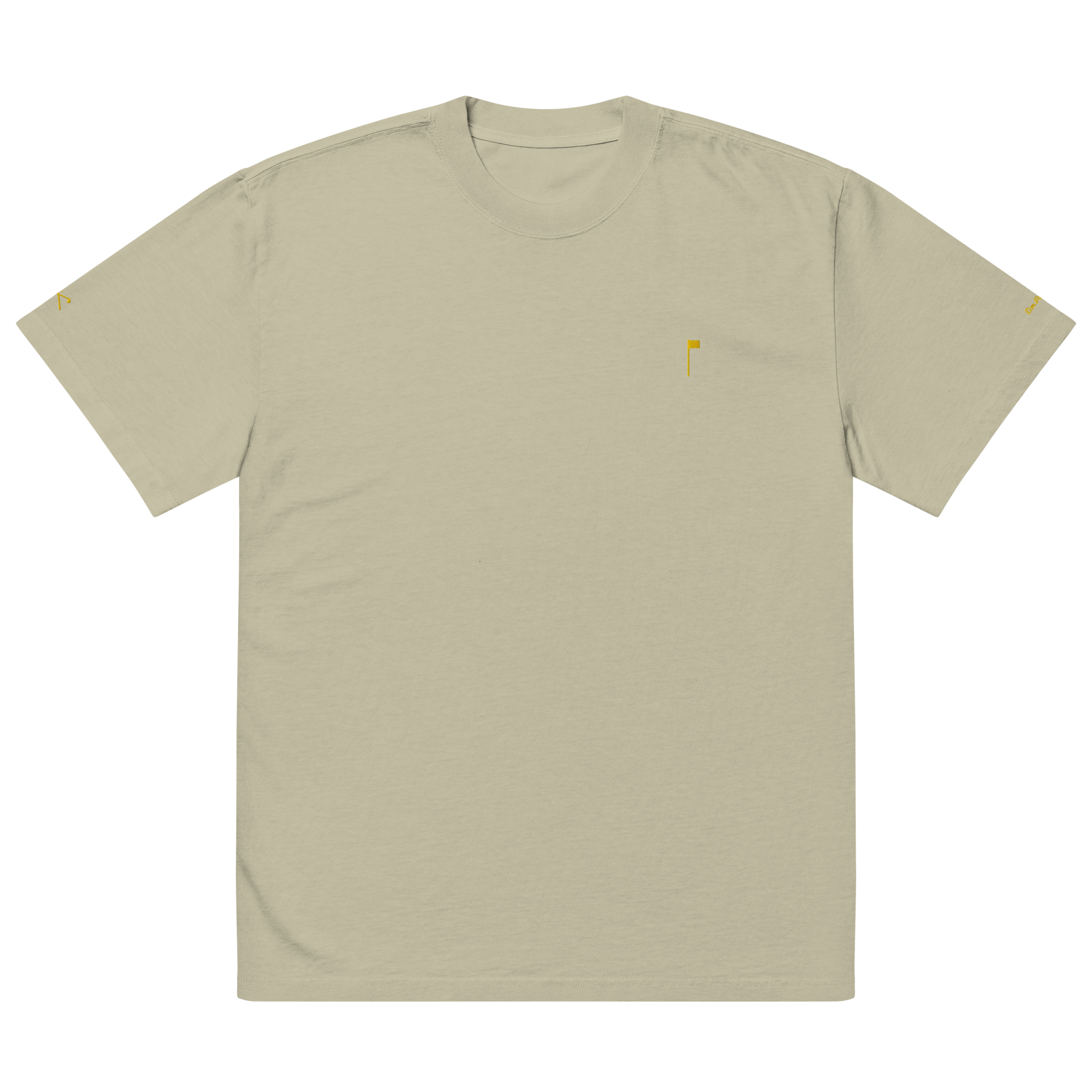 YELLOW FLAG Oversized Tee - Eucalyptus