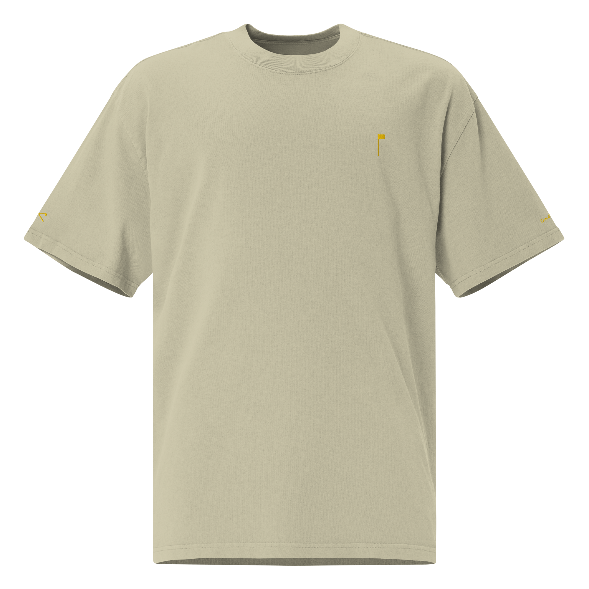 YELLOW FLAG Oversized Tee - Eucalyptus