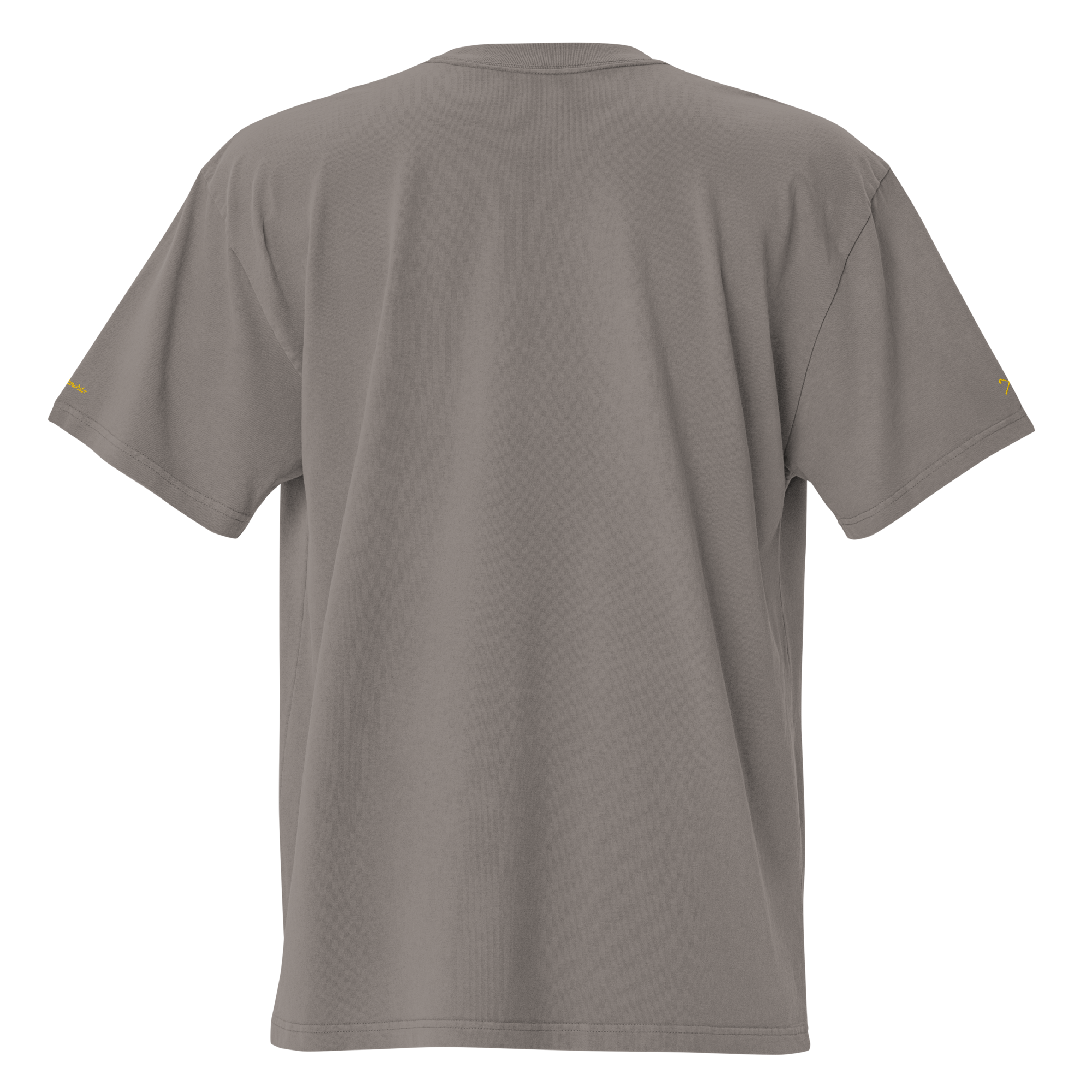 YELLOW FLAG Oversized Tee - Coal