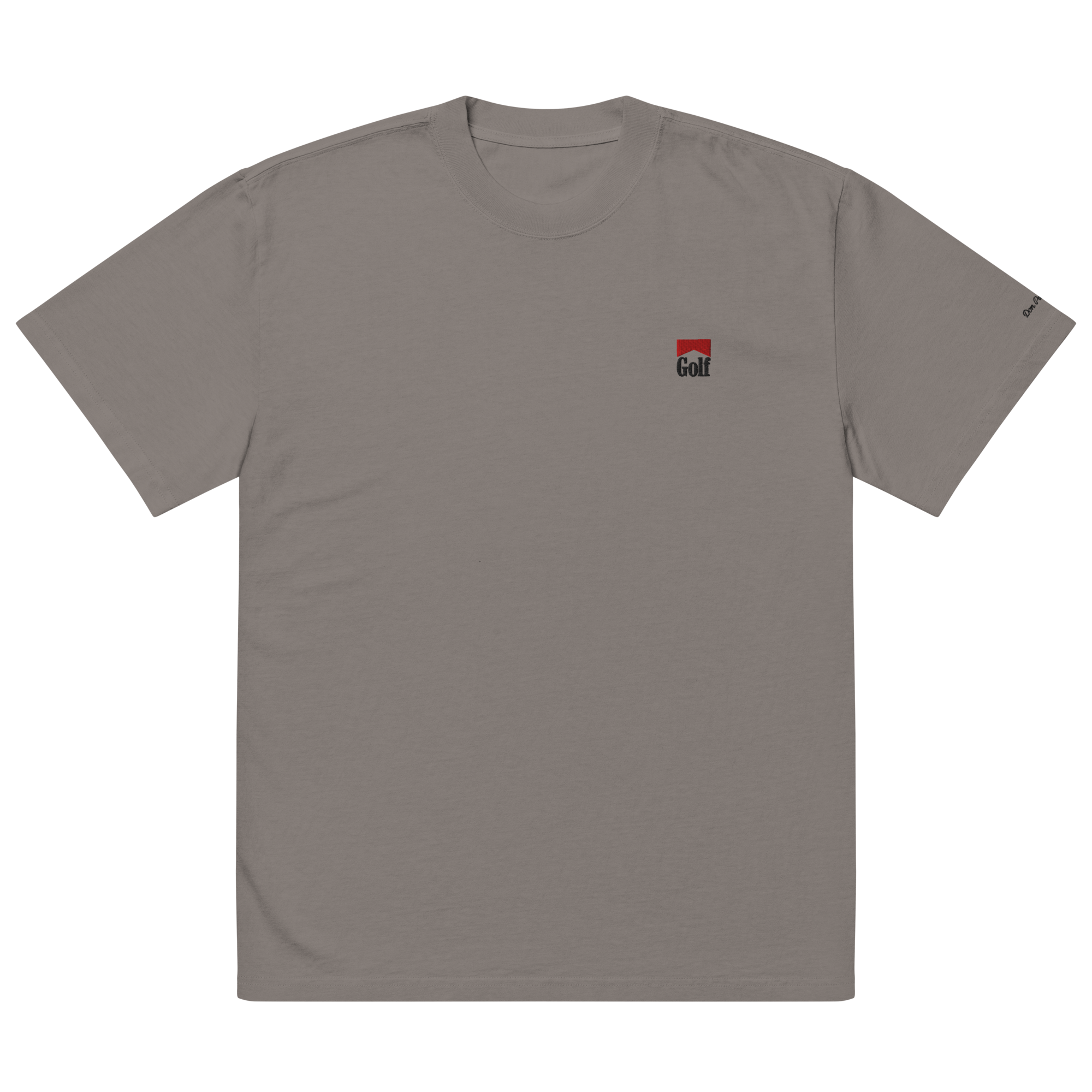 GOLF ADDICTION Oversized Tee - Black