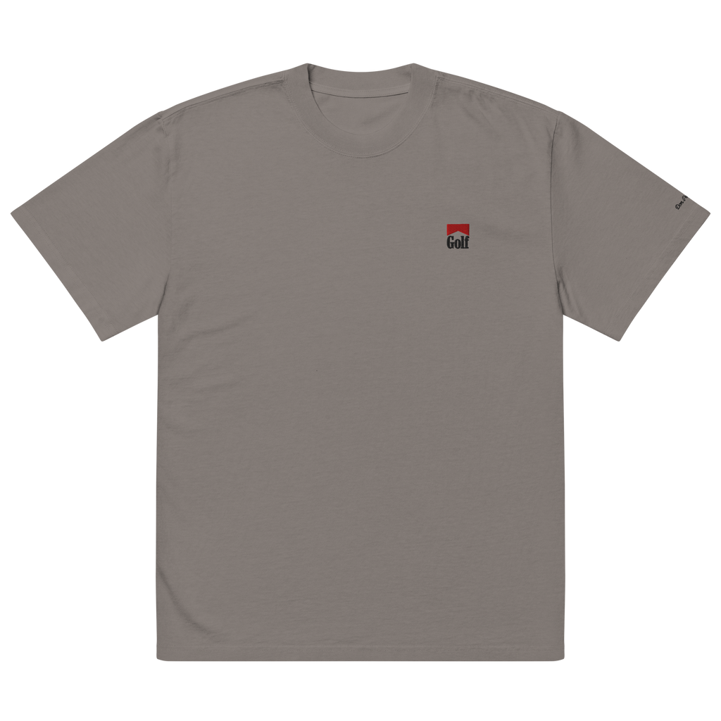 GOLF ADDICTION Oversized Tee - Coal
