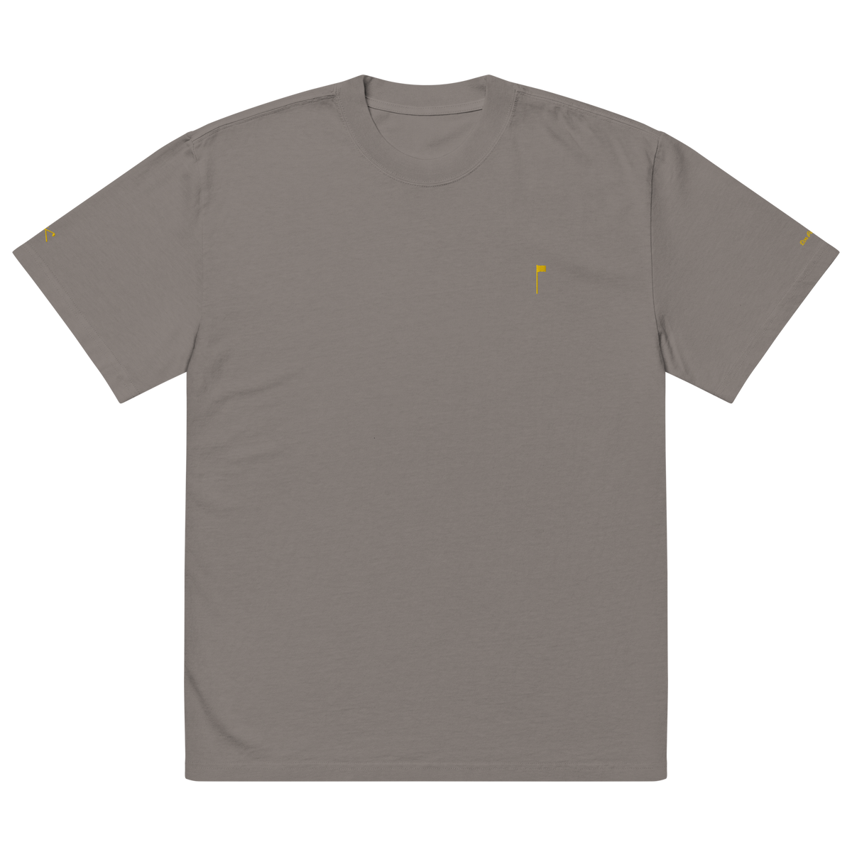 YELLOW FLAG Oversized Tee - Black