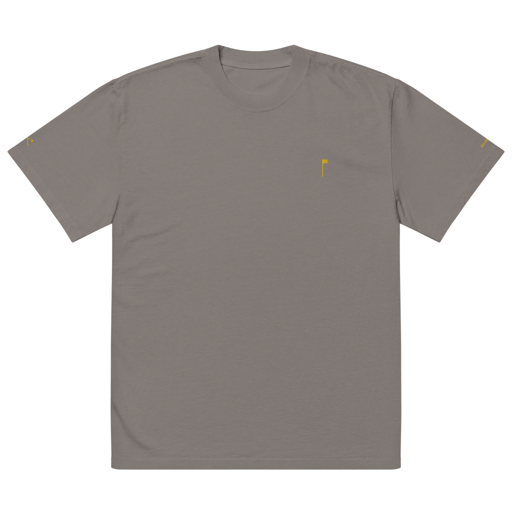 YELLOW FLAG Oversized Tee - Eucalyptus