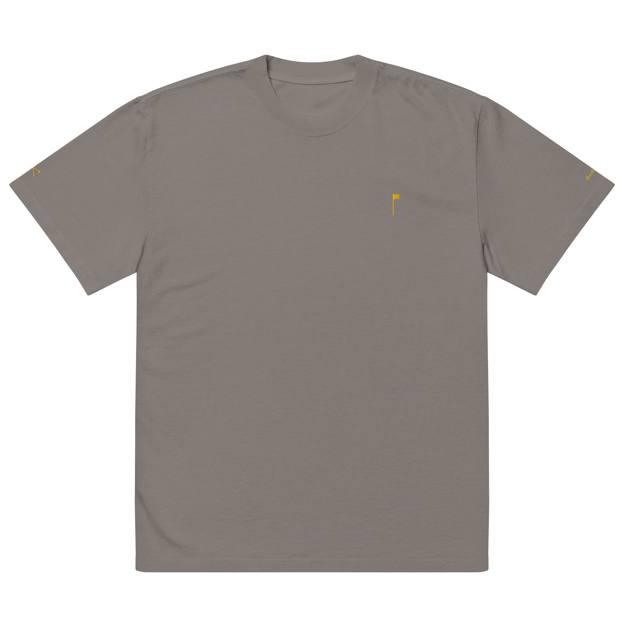 YELLOW FLAG Oversized Tee - Bone