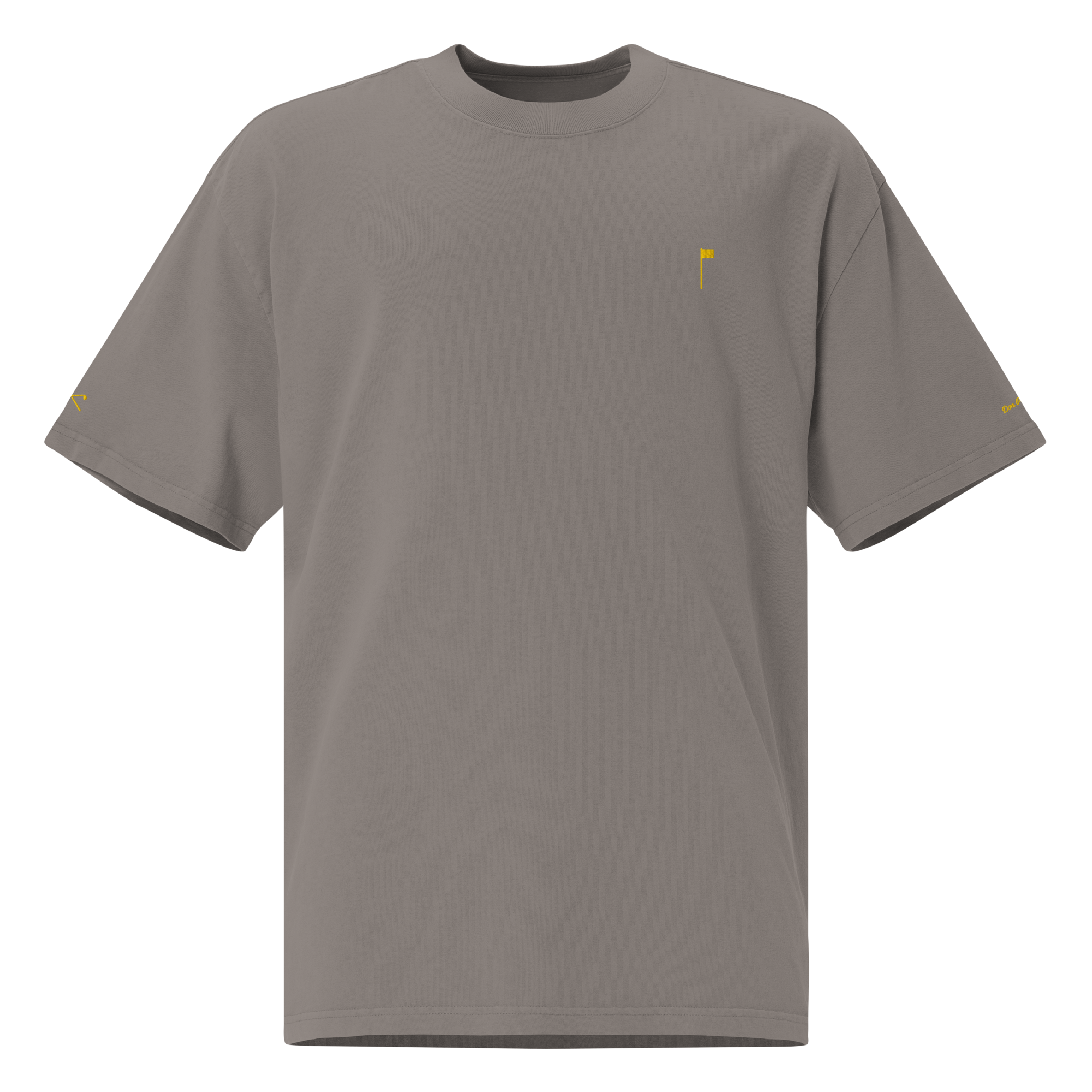 YELLOW FLAG Oversized Tee - Black