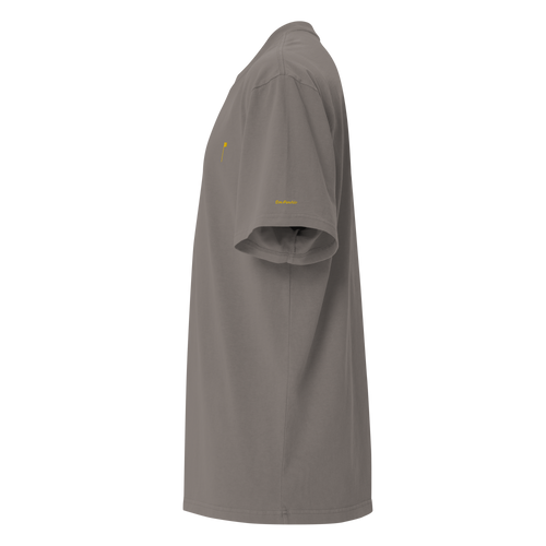 YELLOW FLAG Oversized Tee - Grey