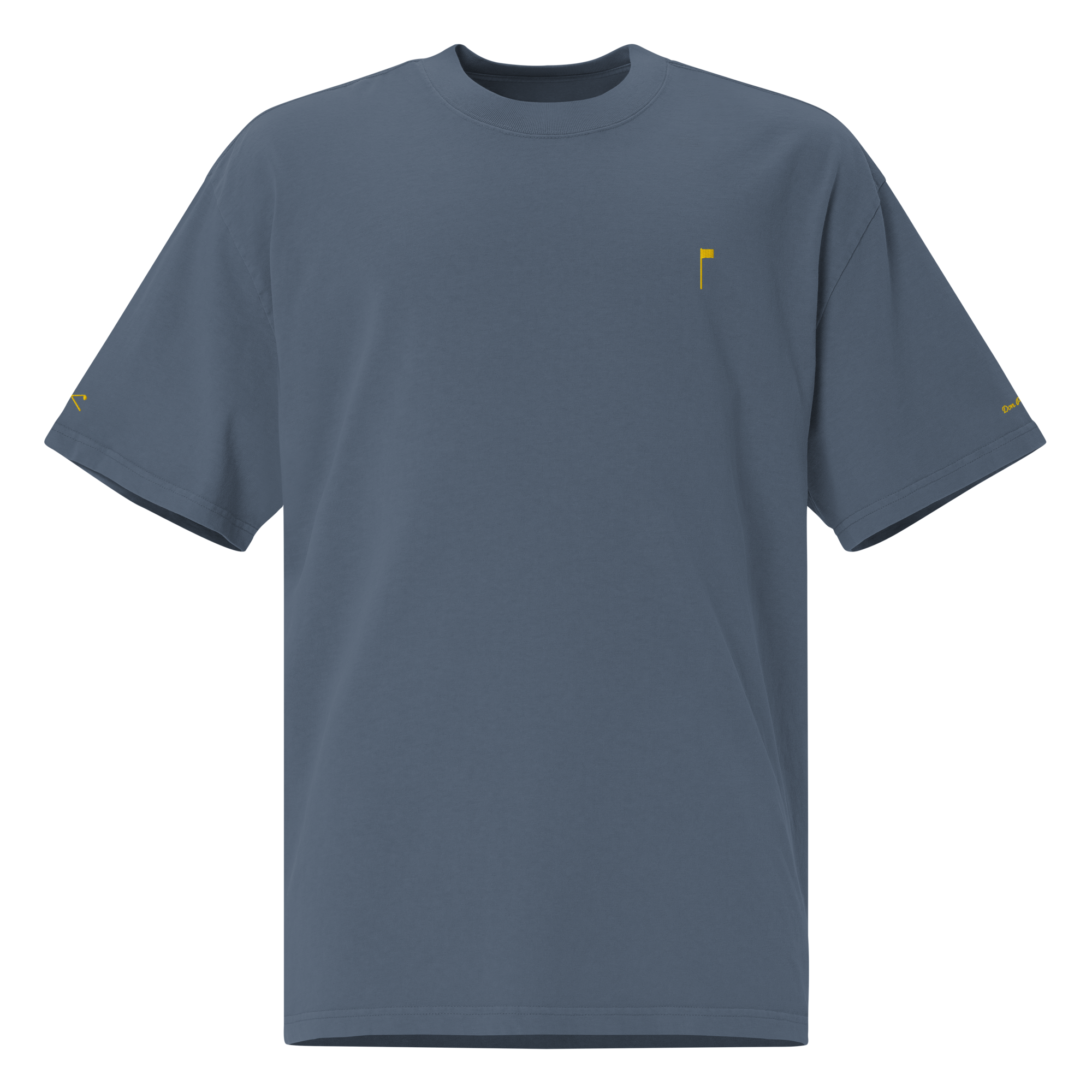 YELLOW FLAG Oversized Tee - Indigo