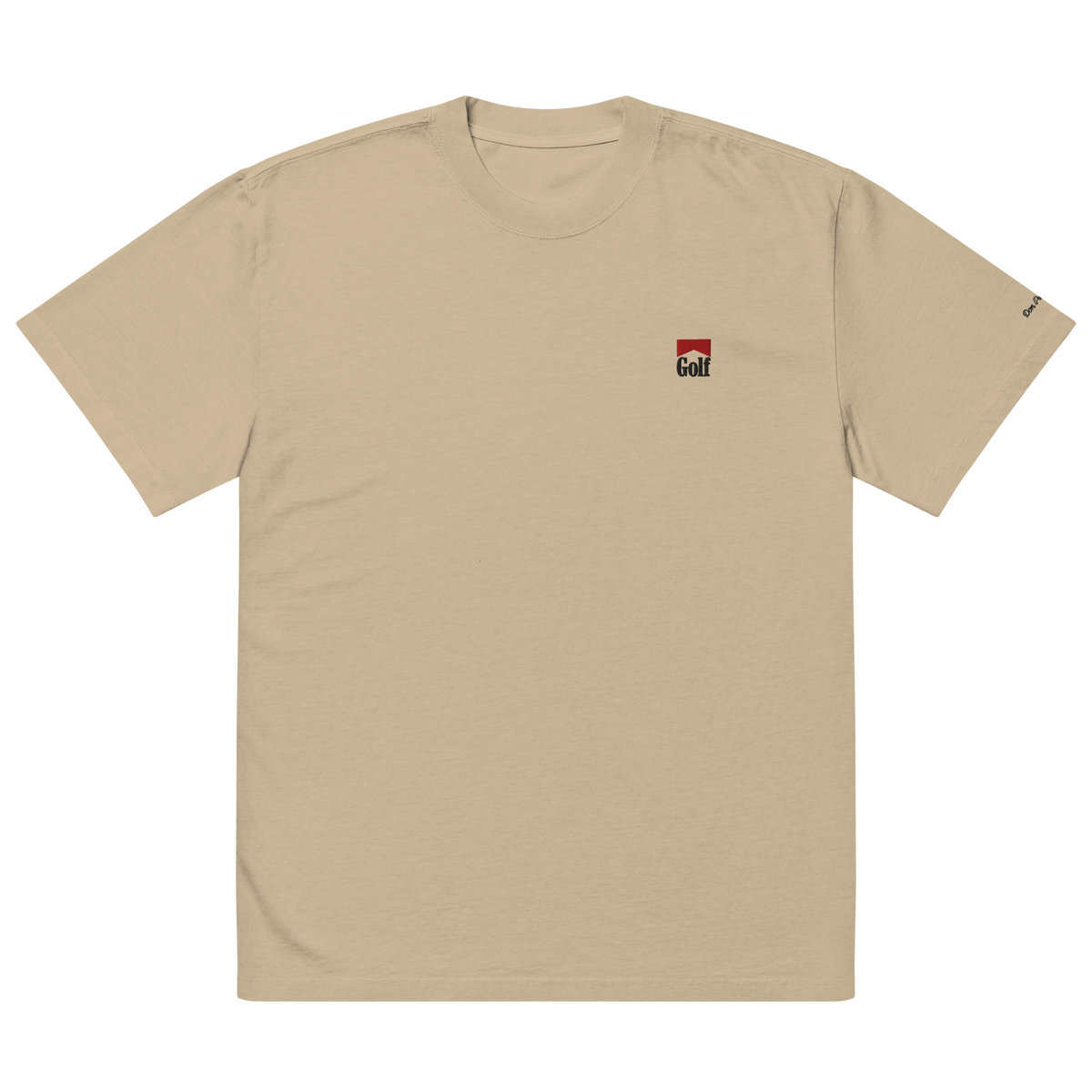 GOLF ADDICTION Oversized Tee - Coal