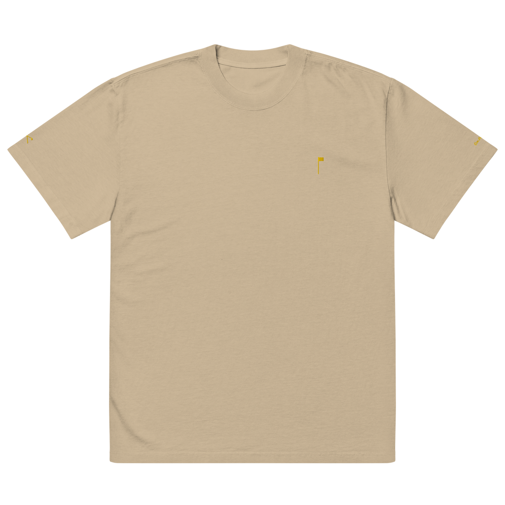YELLOW FLAG Oversized Tee - Eucalyptus
