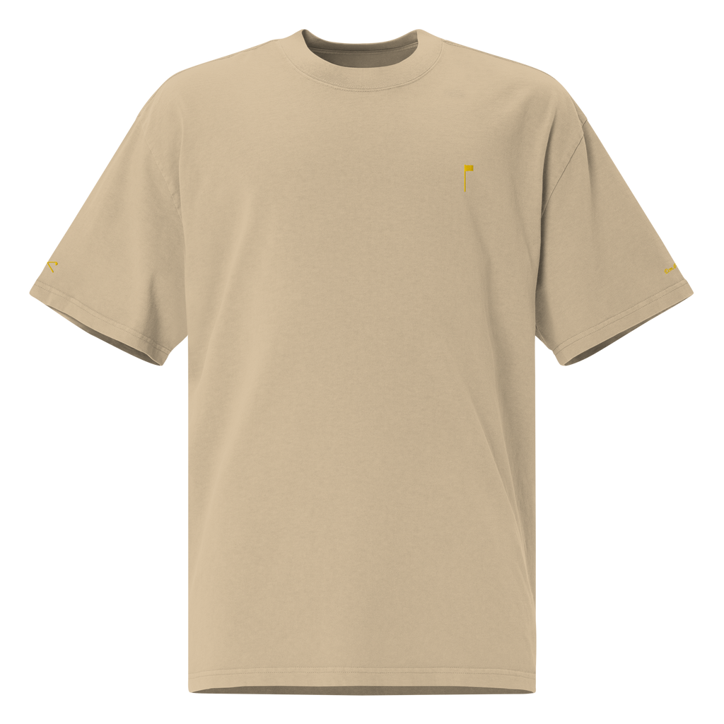 YELLOW FLAG Oversized Tee - Indigo