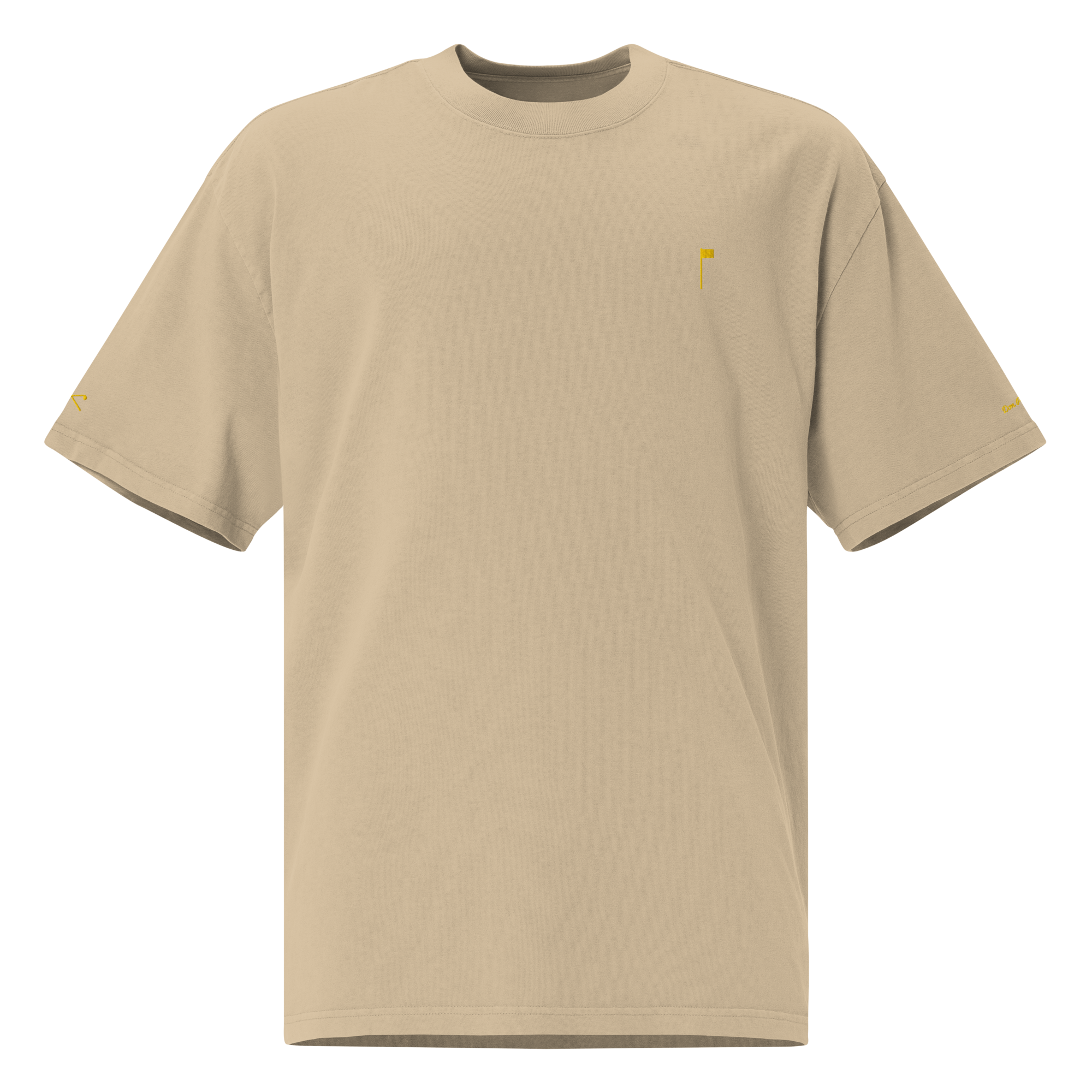 YELLOW FLAG Oversized Tee - White