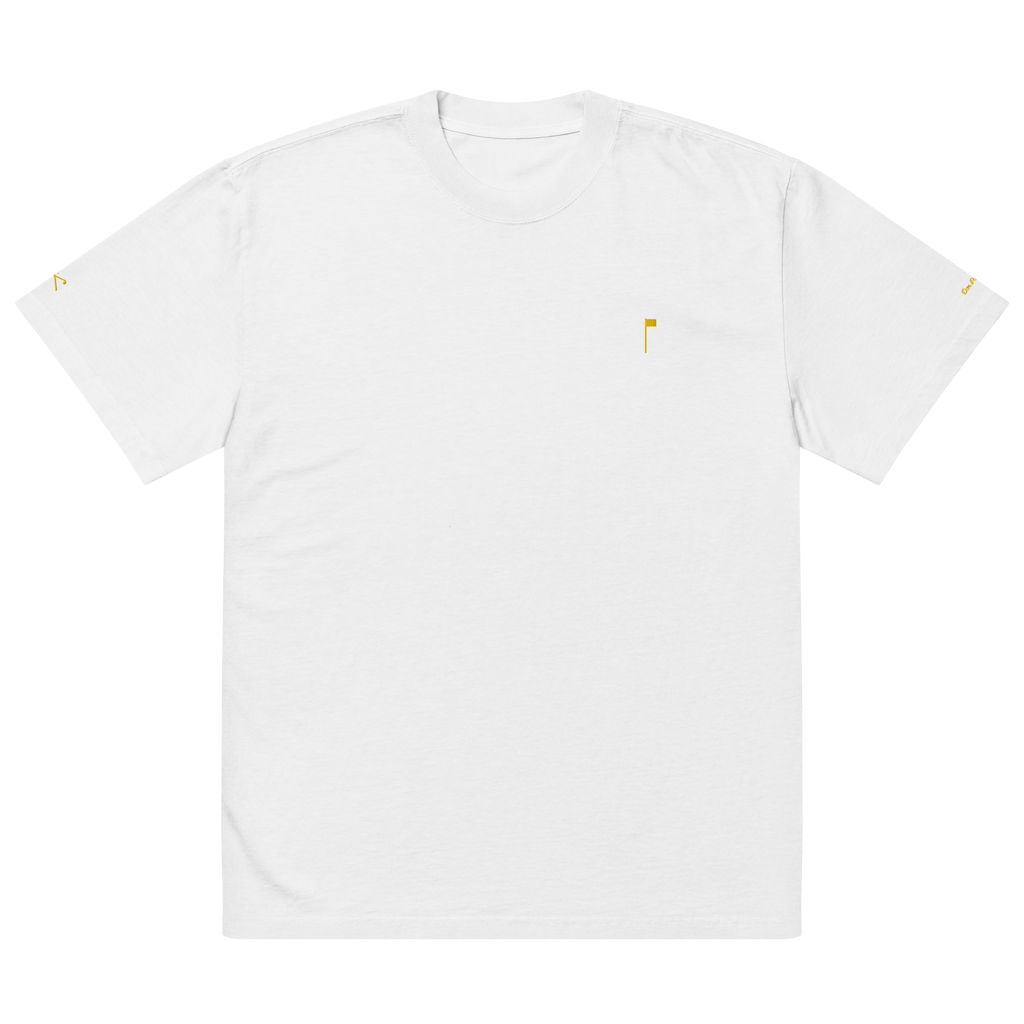YELLOW FLAG Oversized Tee - Eucalyptus