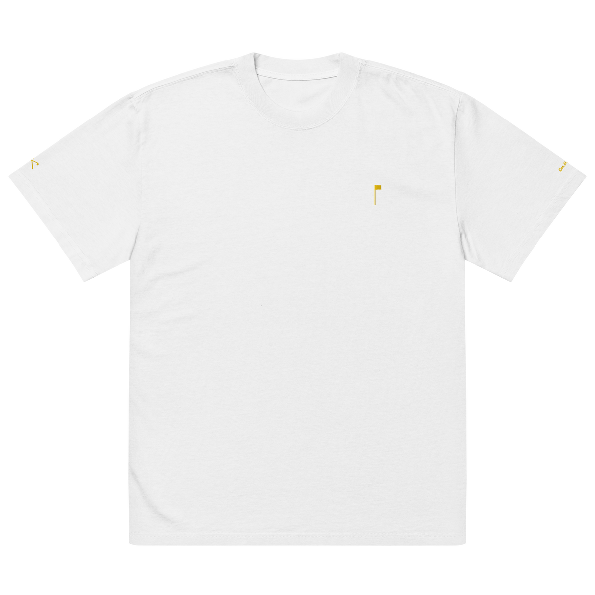 YELLOW FLAG Oversized Tee - Khaki