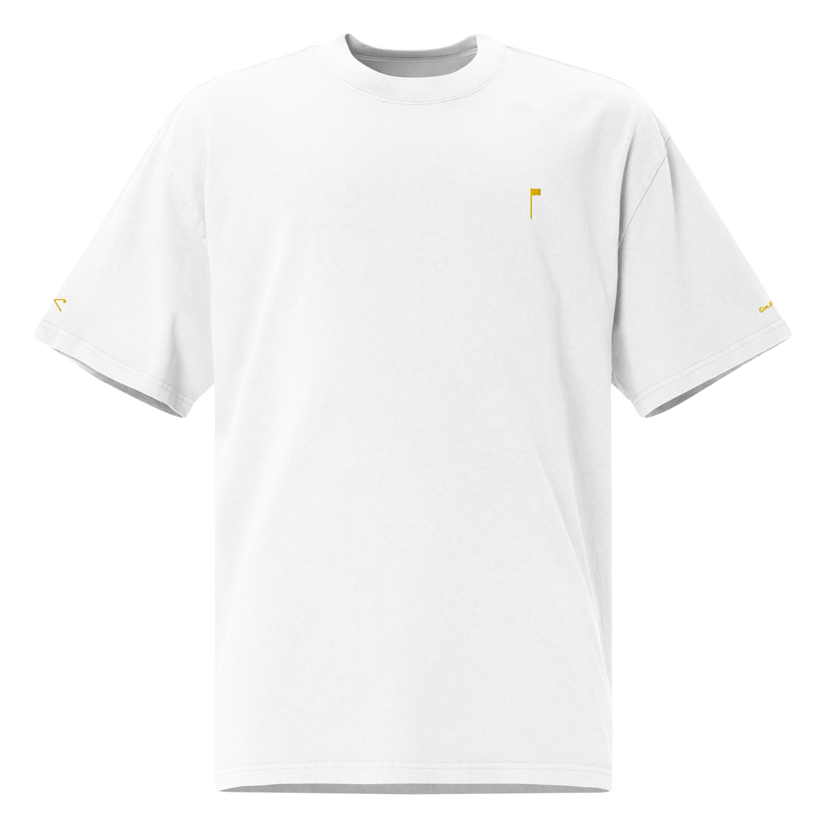 YELLOW FLAG Oversized Tee - White