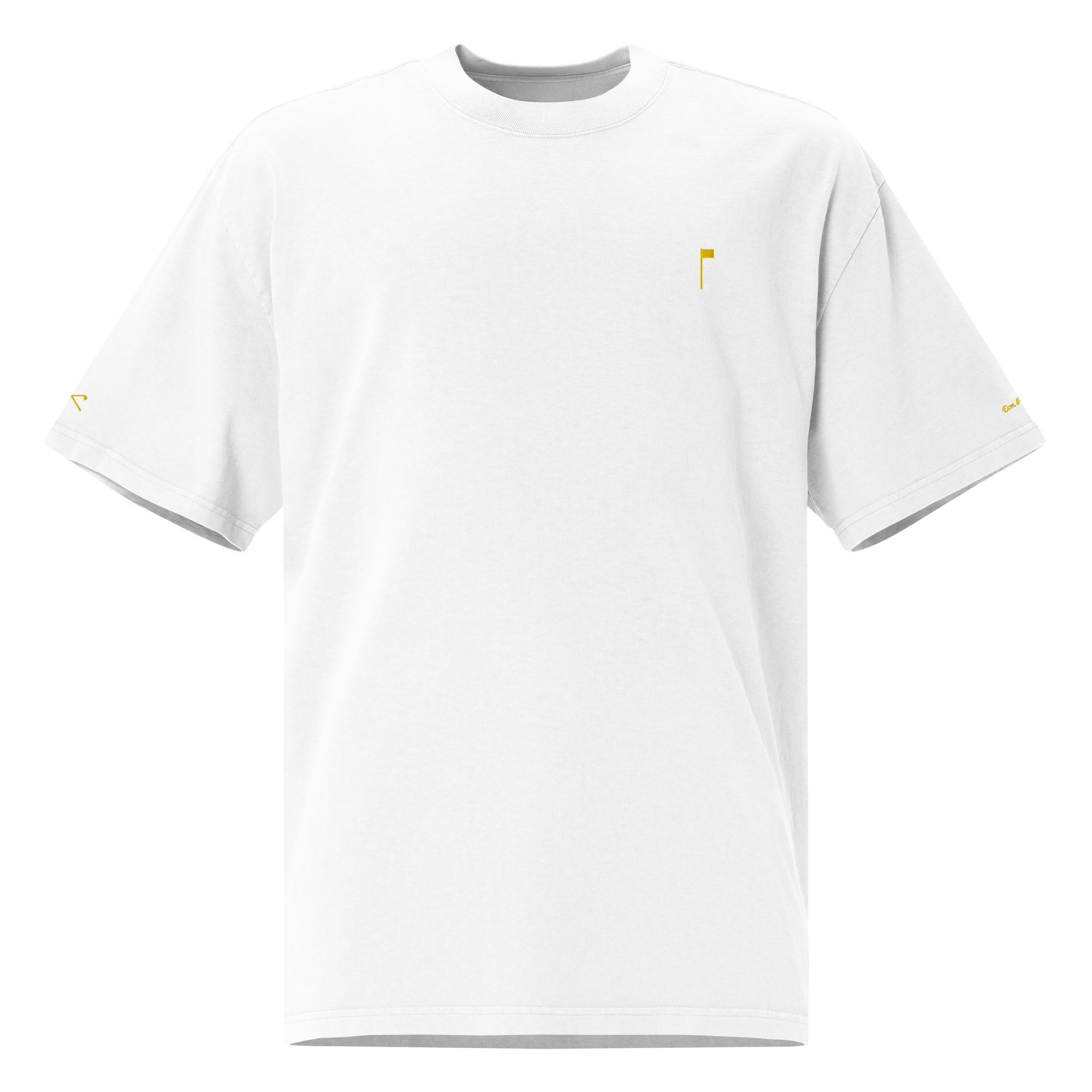 YELLOW FLAG Oversized Tee - Bone