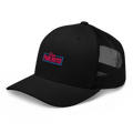 CLASSIC NEON RECTANGLE on trucker hat - Black