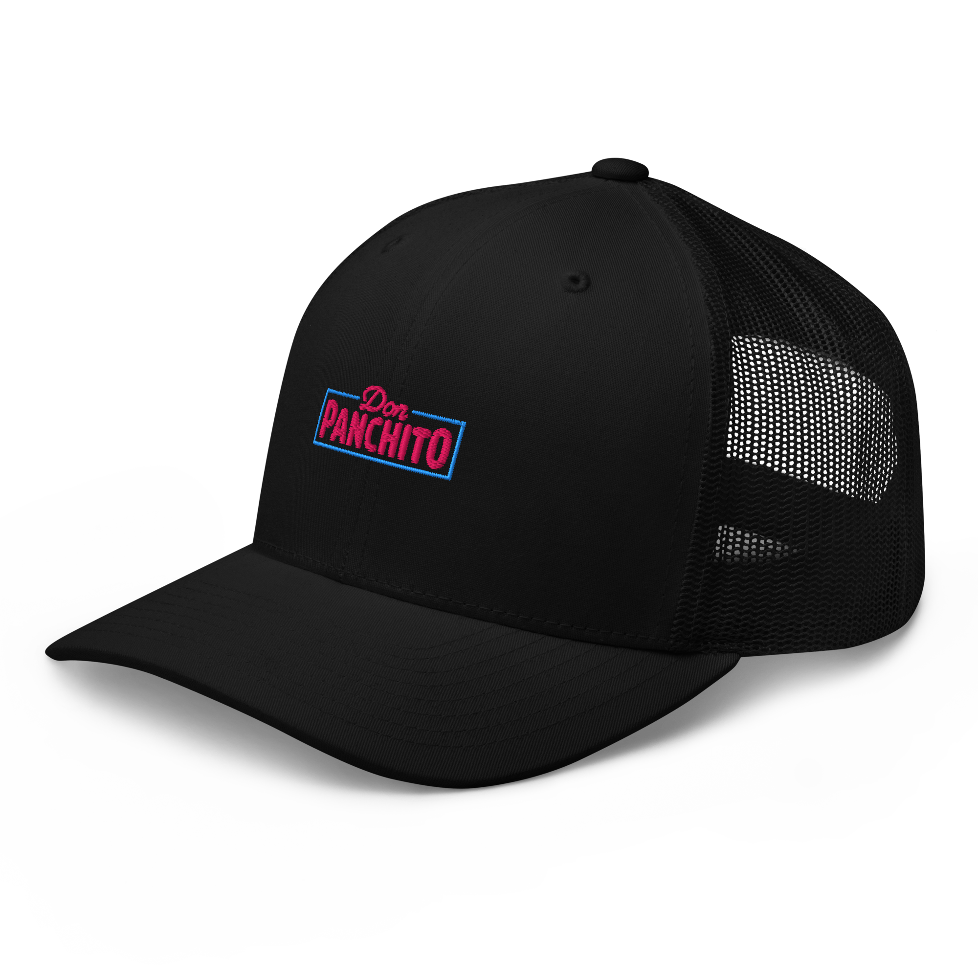 CLASSIC NEON RECTANGLE on trucker hat - Heather/Black