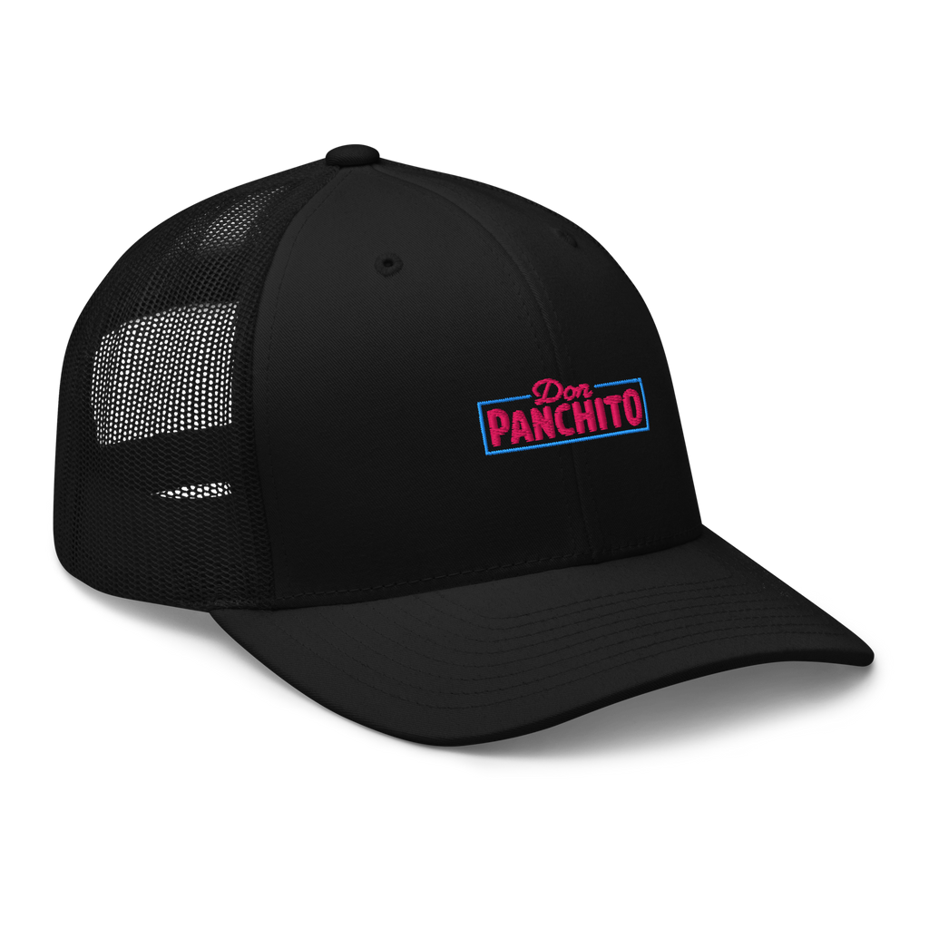 CLASSIC NEON RECTANGLE on trucker hat - White
