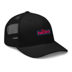 CLASSIC NEON RECTANGLE on trucker hat - White