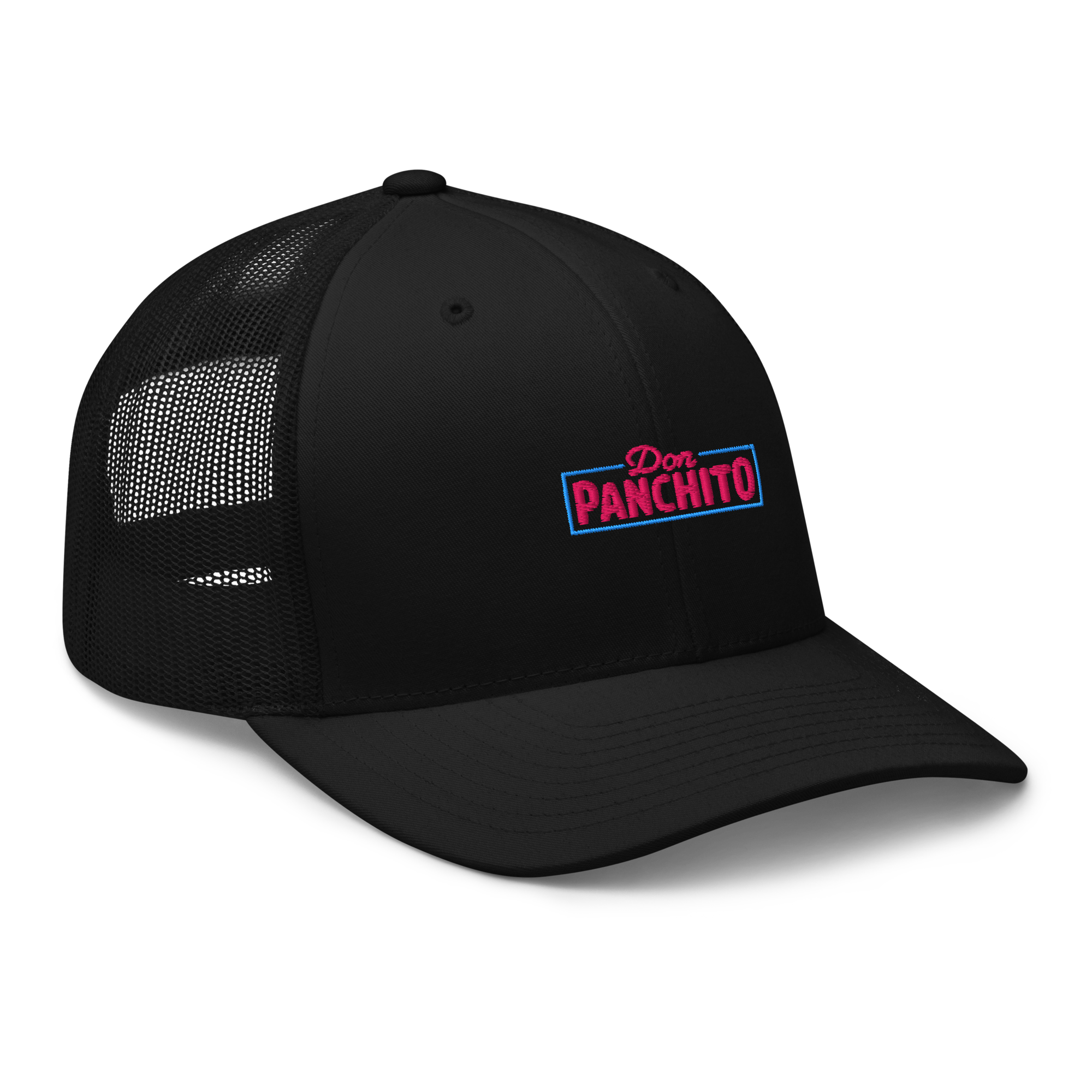 CLASSIC NEON RECTANGLE on trucker hat - Heather/Black