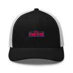 CLASSIC NEON RECTANGLE on trucker hat - Charcoal