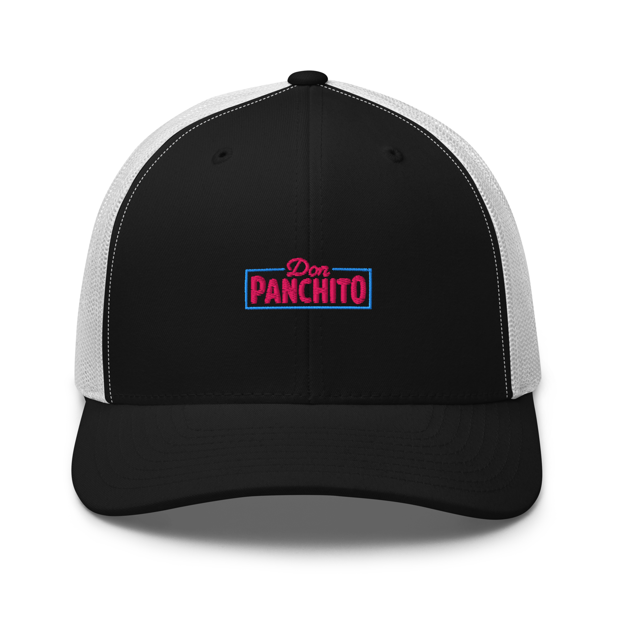 CLASSIC NEON RECTANGLE on trucker hat - Black/White