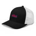 CLASSIC NEON RECTANGLE on trucker hat - Black/White