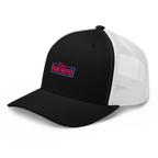CLASSIC NEON RECTANGLE on trucker hat - Caramel