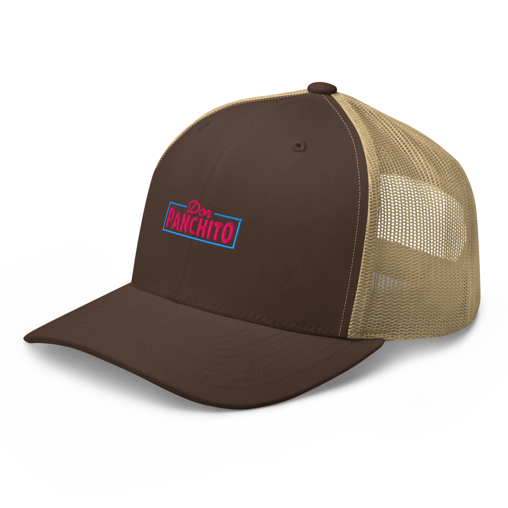 CLASSIC NEON RECTANGLE on trucker hat - Heather/Black
