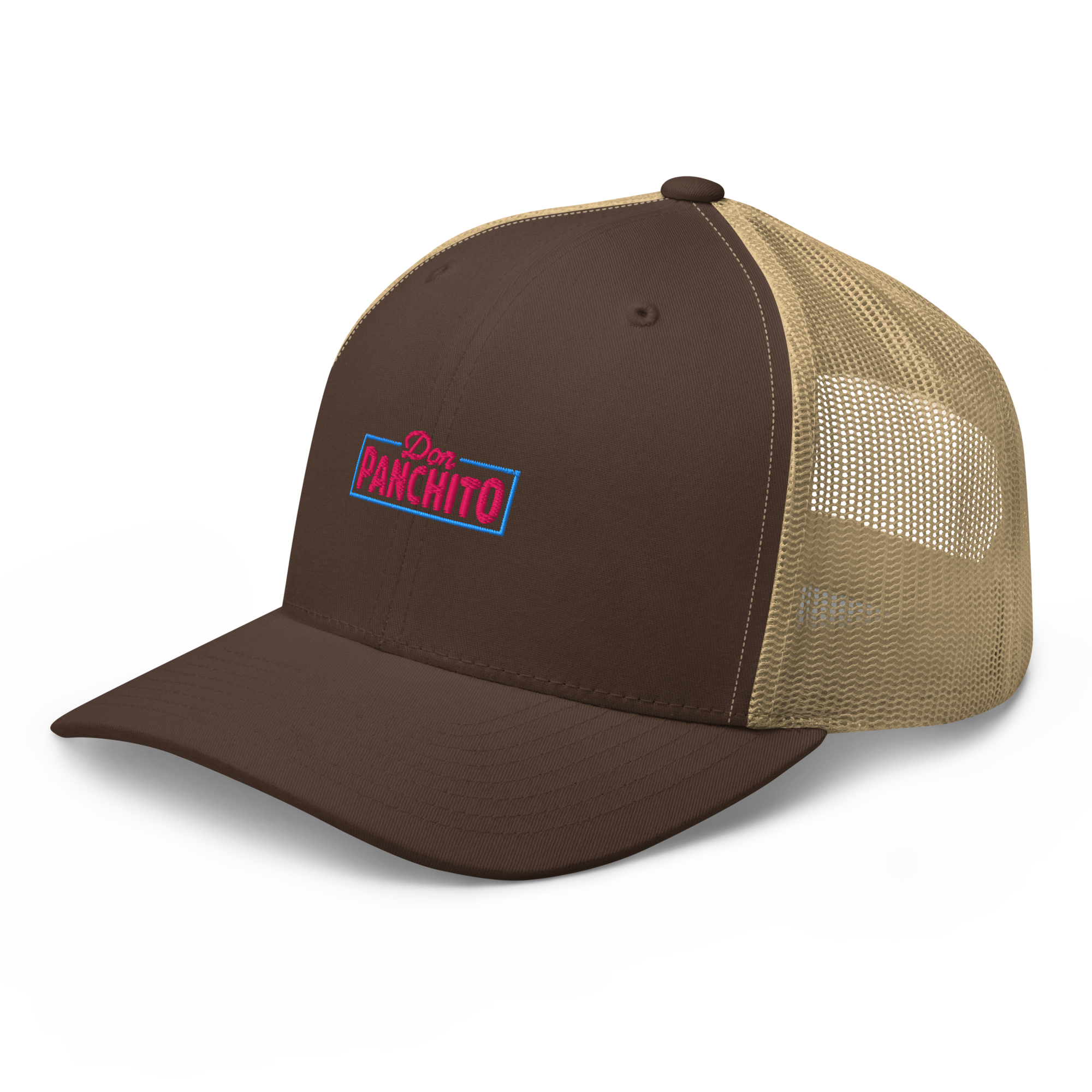 CLASSIC NEON RECTANGLE on trucker hat - White
