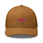 CLASSIC NEON RECTANGLE on trucker hat - Caramel