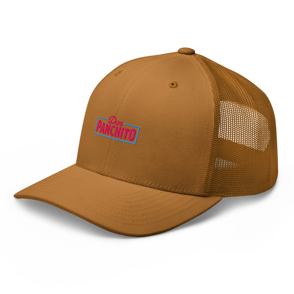 CLASSIC NEON RECTANGLE on trucker hat - Charcoal