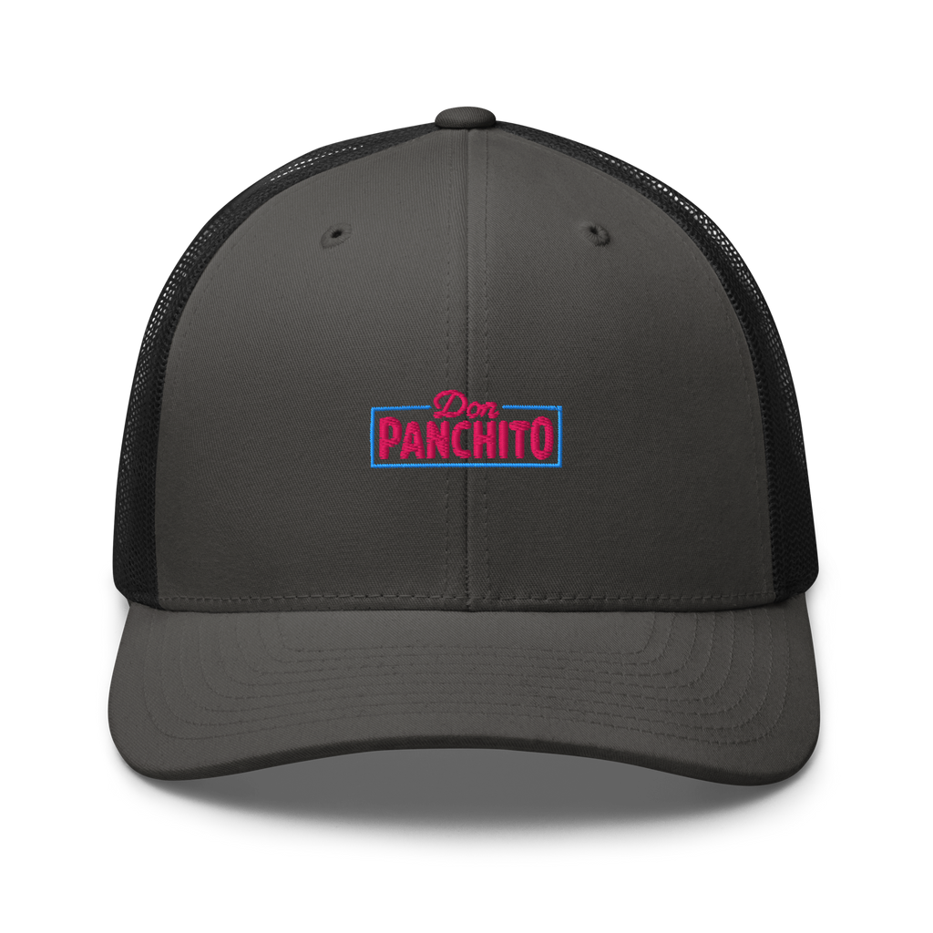 CLASSIC NEON RECTANGLE on trucker hat - Evergreen