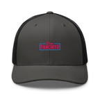 CLASSIC NEON RECTANGLE on trucker hat - Evergreen