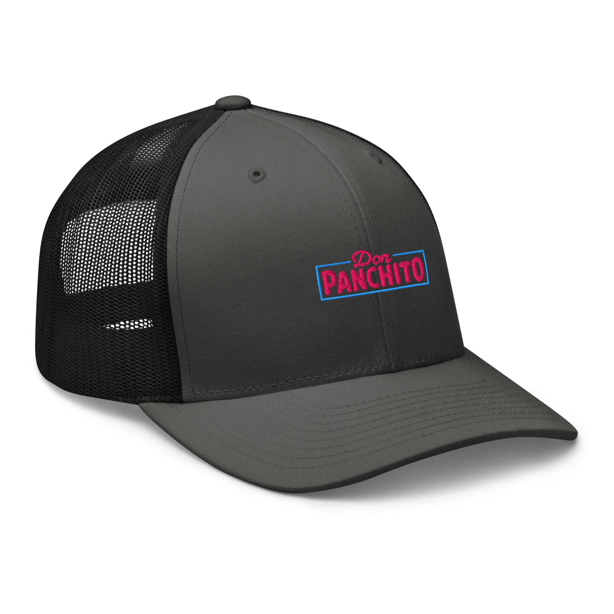 CLASSIC NEON RECTANGLE on trucker hat - Black