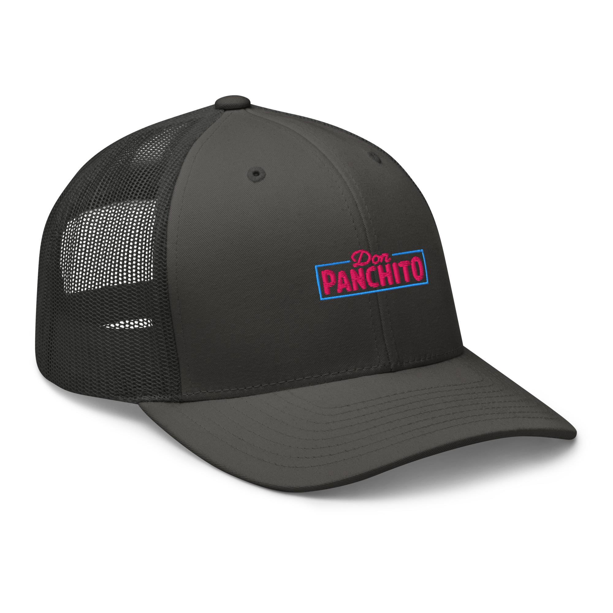 CLASSIC NEON RECTANGLE on trucker hat - Black