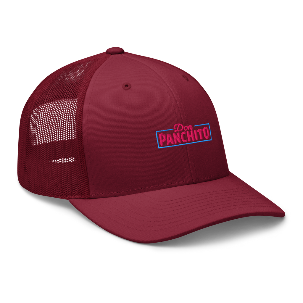 CLASSIC NEON RECTANGLE on trucker hat - Caramel
