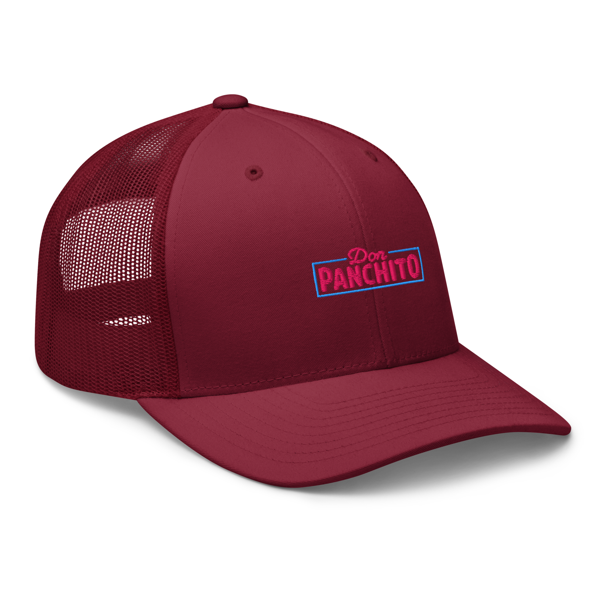 CLASSIC NEON RECTANGLE on trucker hat - Caramel