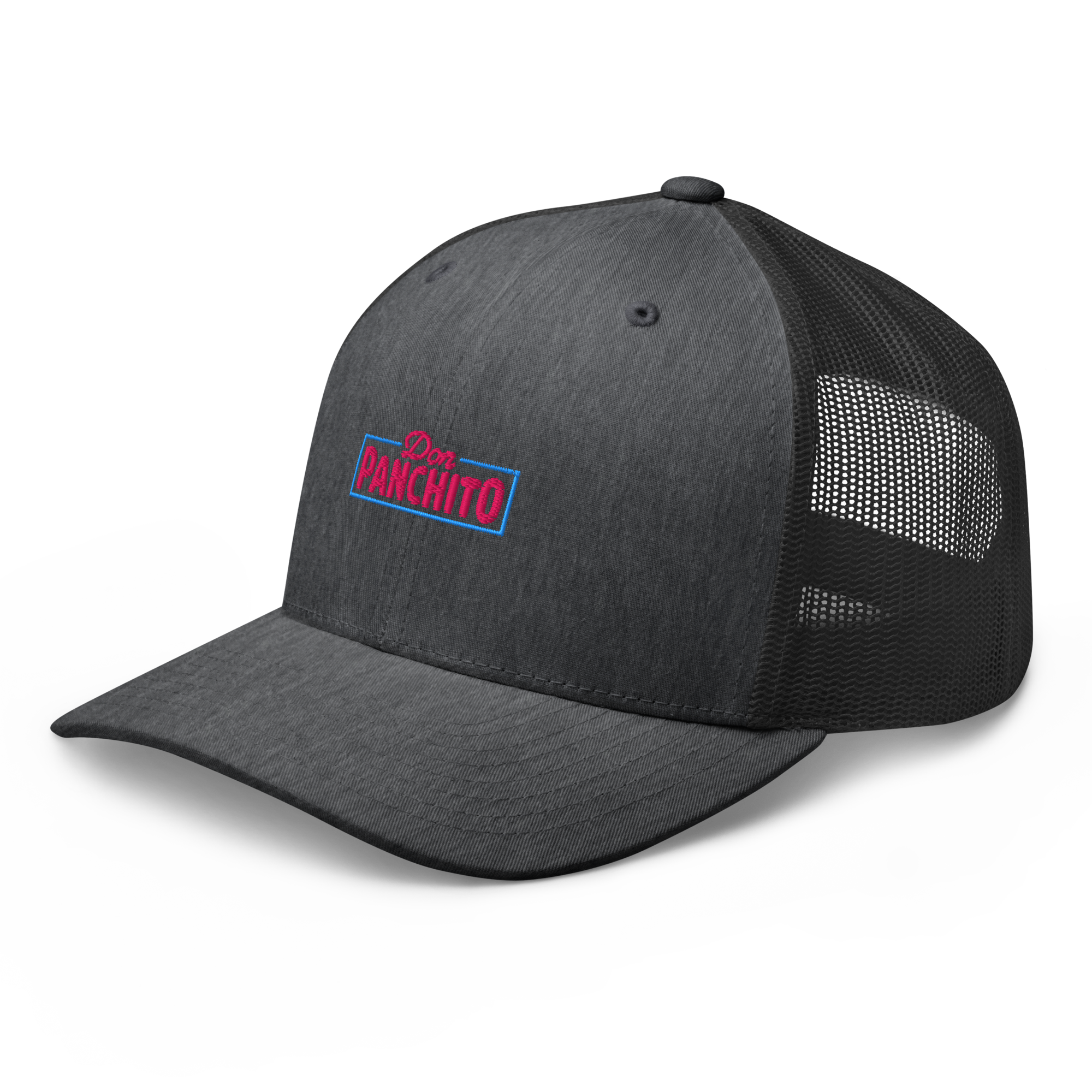 CLASSIC NEON RECTANGLE on trucker hat - Black/White