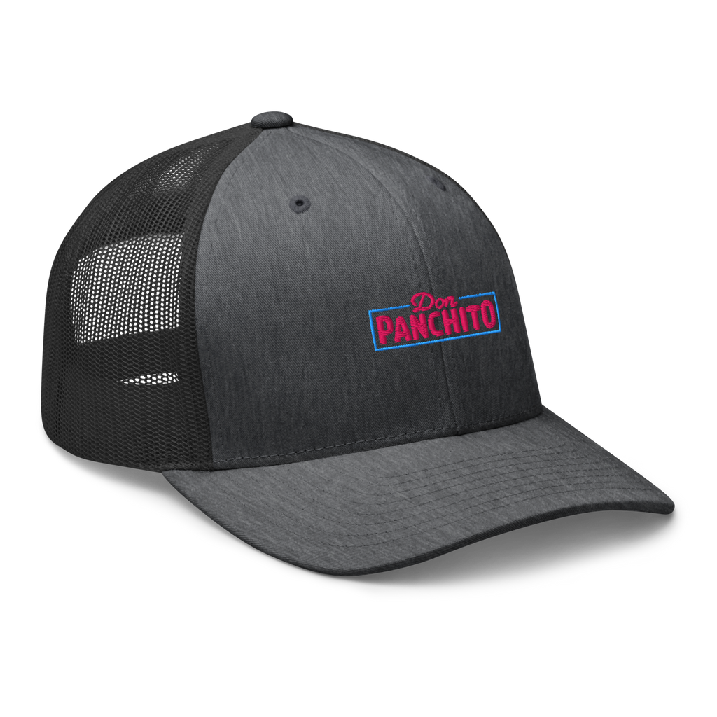 CLASSIC NEON RECTANGLE on trucker hat - Khaki