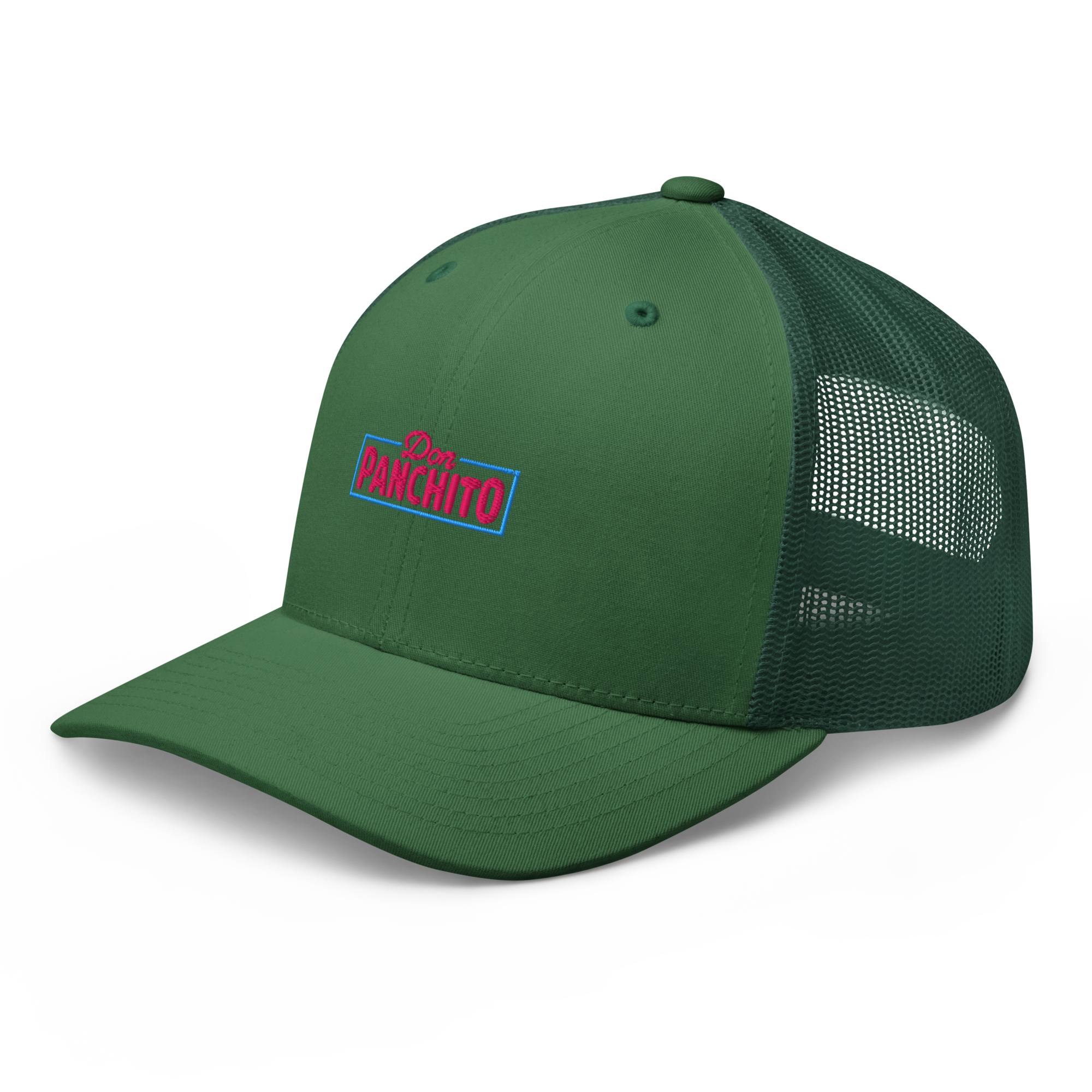 CLASSIC NEON RECTANGLE on trucker hat - Charcoal/Black