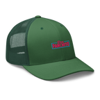 CLASSIC NEON RECTANGLE on trucker hat - Evergreen