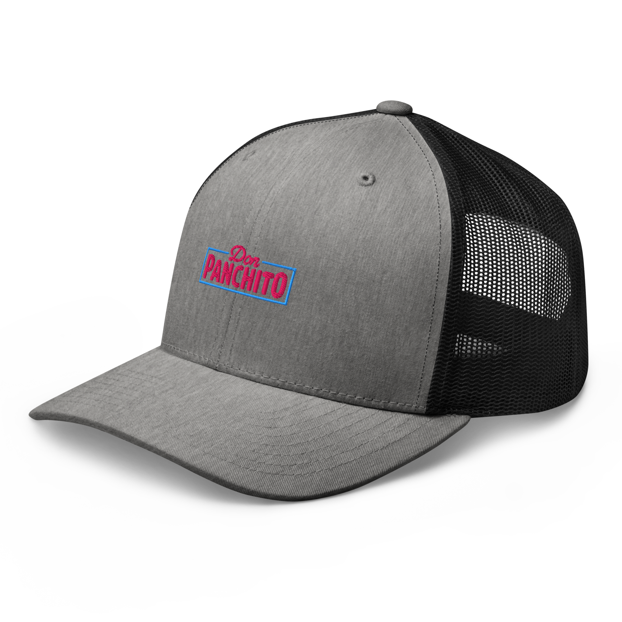 CLASSIC NEON RECTANGLE on trucker hat - Khaki