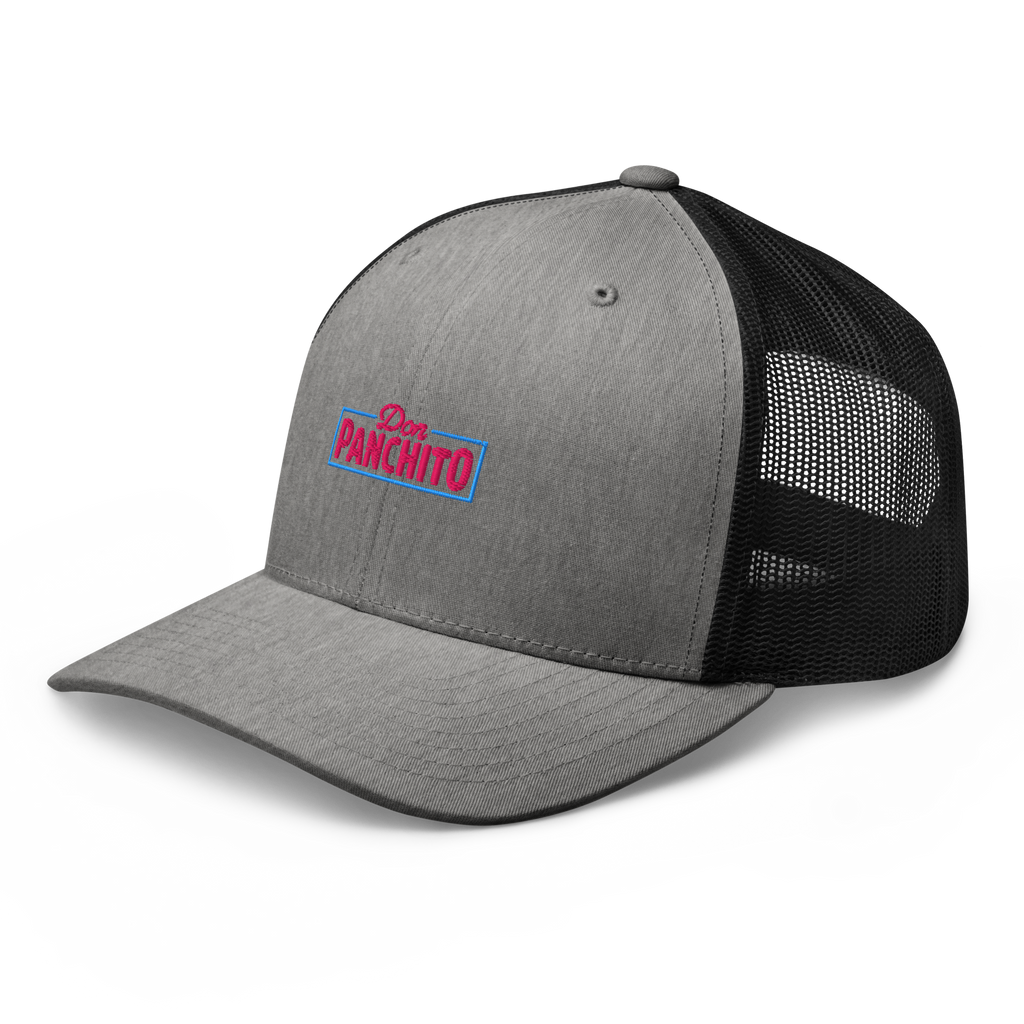 CLASSIC NEON RECTANGLE on trucker hat - Caramel
